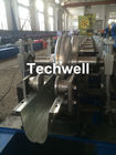 PLC Frequency Control Steel Hat Channel Cold Roll Forming Machine With 0-15m/min Forming Speed