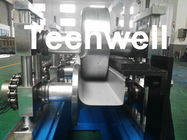 U Shaped Seamless Gutter Machine , Gutter Roll Forming Machine For Making Steel Rainwater Gutter